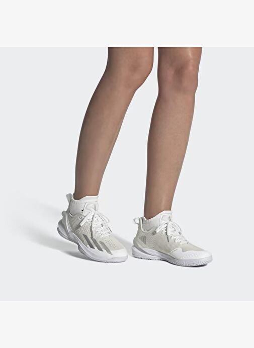 Adidas IG9516 Adizero Cybersonic Kadın Beyaz Tenis Ayakkıbısı - Görsel 3