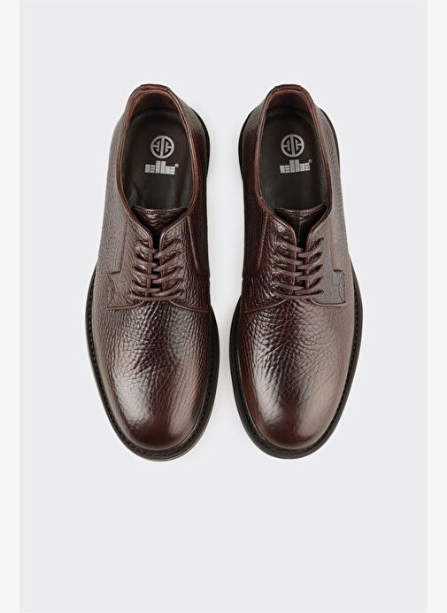 Kahve Deri Erkek Günlük Ayakkabı - Görsel 5