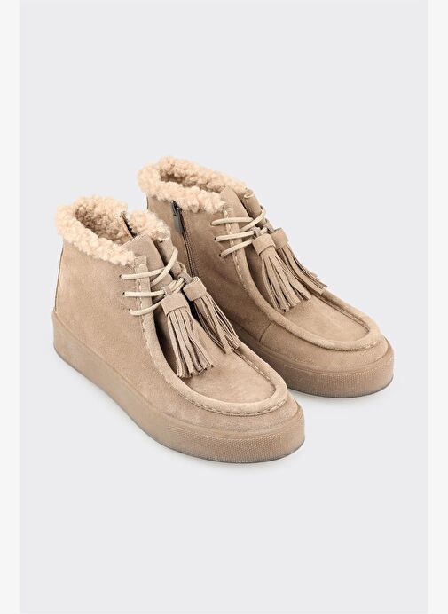 Vizon Deri Kadın Günlük Spor Bot - Görsel 3