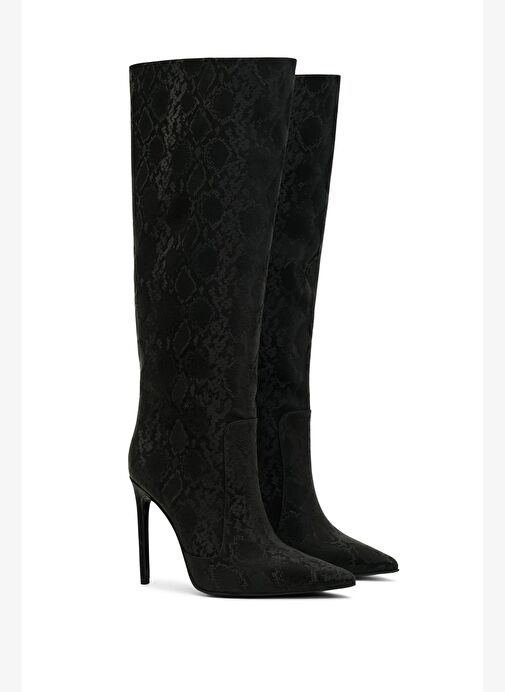 Alexandra Deri 10 Cm Topuklu Çizme - Görsel 3