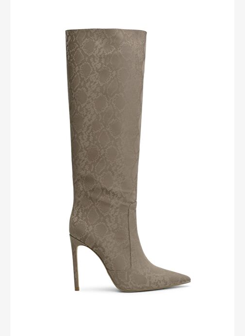 Alexandra Deri 10 Cm Topuklu Çizme - Görsel 2