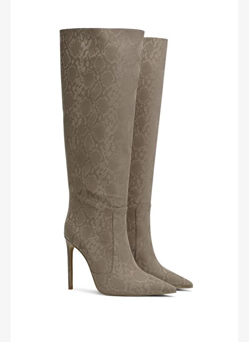 Alexandra Deri 10 Cm Topuklu Çizme - Görsel 3