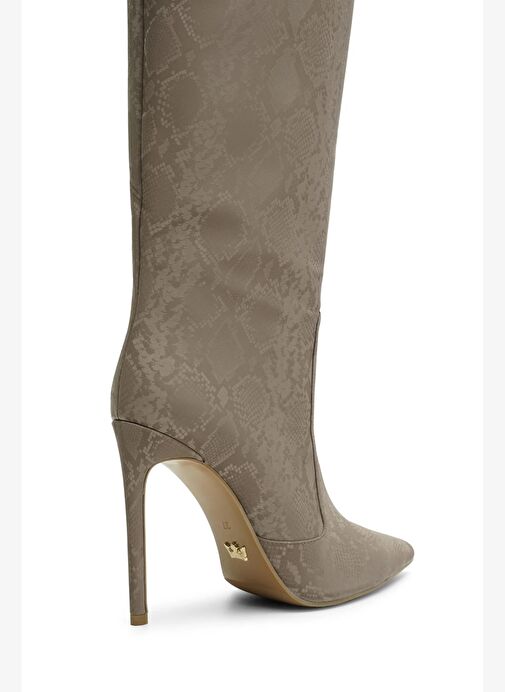 Alexandra Deri 10 Cm Topuklu Çizme - Görsel 4