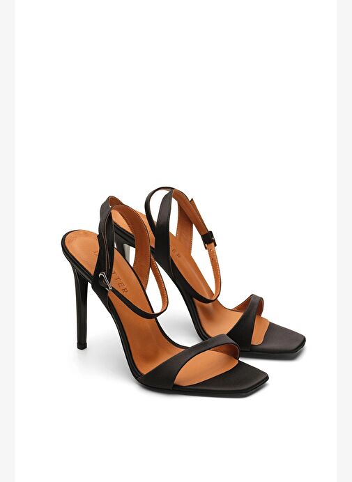 Amour Saten 10 Cm Topuklu Ayakkabı - Görsel 3