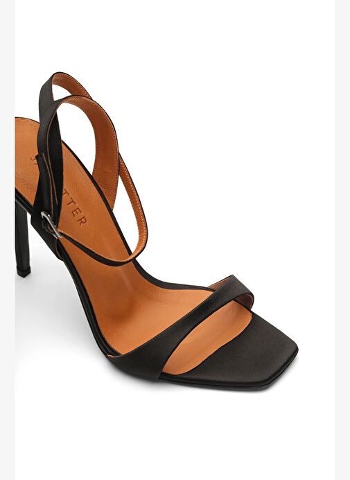 Amour Saten 10 Cm Topuklu Ayakkabı - Görsel 4