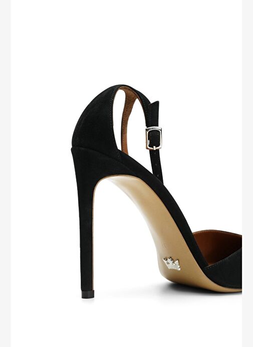 Angela Süet 10 Cm Topuklu Ayakkabı - Görsel 4