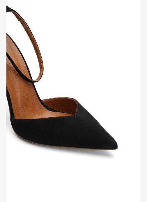 Angela Süet 10 Cm Topuklu Ayakkabı - Görsel 5