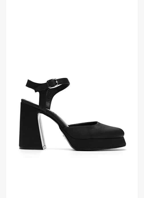 Babs Saten 10 Cm Platform Topuklu Ayakkabı - Görsel 2