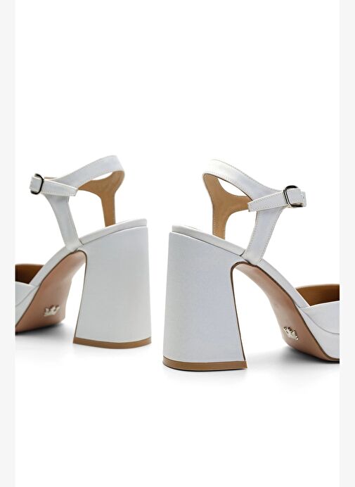 Babs Saten 10 Cm Platform Topuklu Ayakkabı - Görsel 5