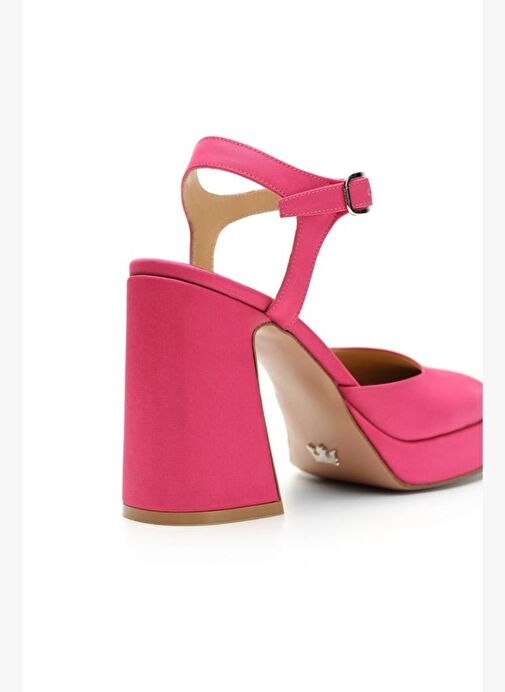 Babs Saten 10 Cm Platform Topuklu Ayakkabı - Görsel 5