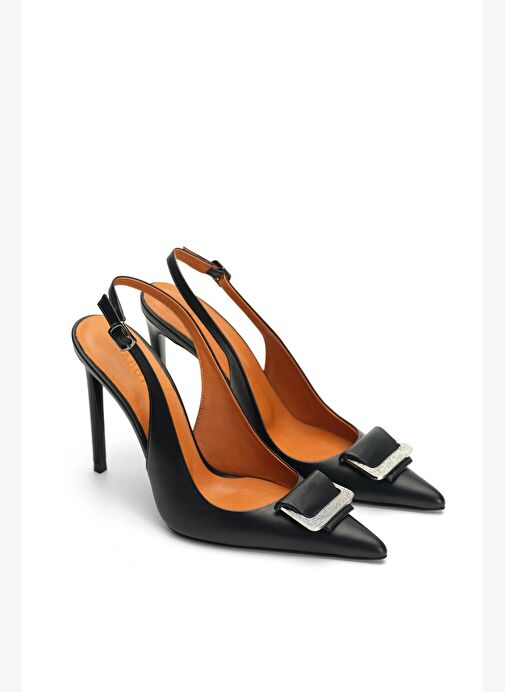 Bellagıo Deri 10 Cm Stiletto - Görsel 3