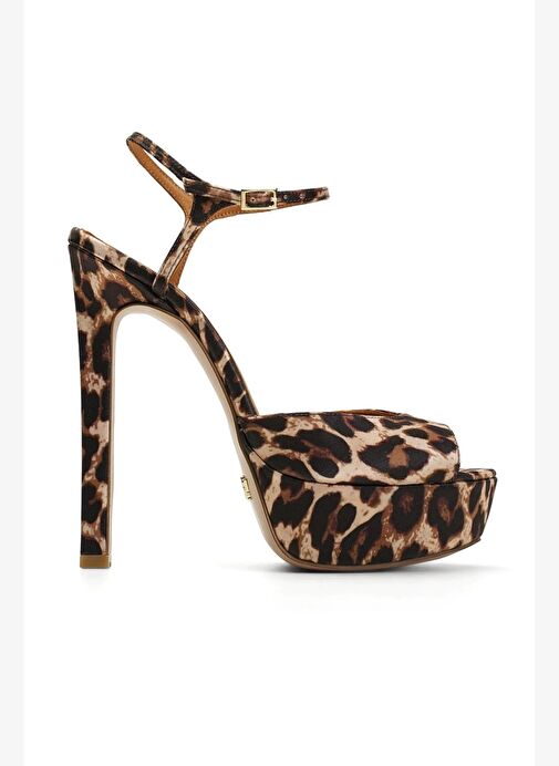 Brıda Saten 14 Cm Platform Topuklu Ayakkabı - Görsel 2