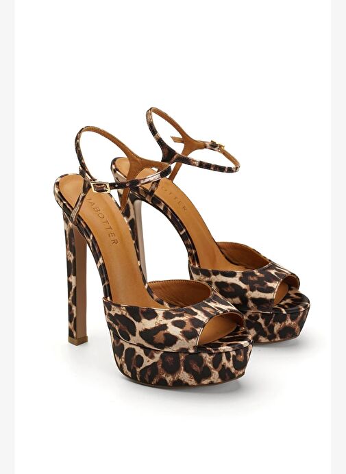 Brıda Saten 14 Cm Platform Topuklu Ayakkabı - Görsel 4