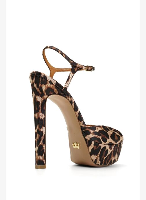 Brıda Saten 14 Cm Platform Topuklu Ayakkabı - Görsel 5