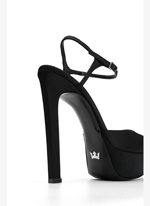 Brıda Saten 14 Cm Platform Topuklu Ayakkabı - Görsel 5