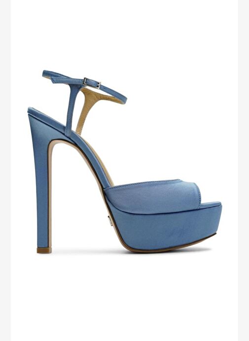 Brıda Saten 14 Cm Platform Topuklu Ayakkabı - Görsel 2
