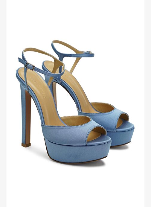 Brıda Saten 14 Cm Platform Topuklu Ayakkabı - Görsel 3