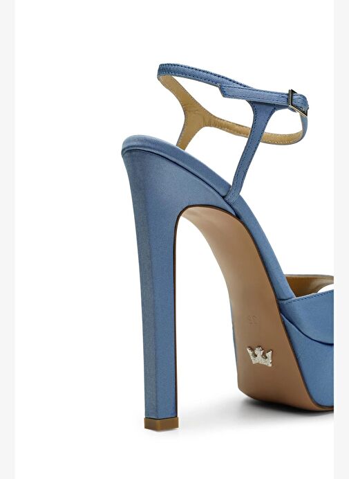 Brıda Saten 14 Cm Platform Topuklu Ayakkabı - Görsel 4