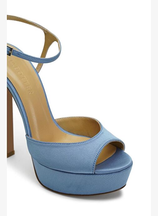 Brıda Saten 14 Cm Platform Topuklu Ayakkabı - Görsel 5