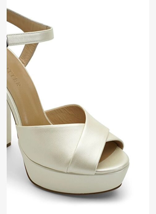 Carla Deri 14 Cm Platform Topuklu Ayakkabı - Görsel 4