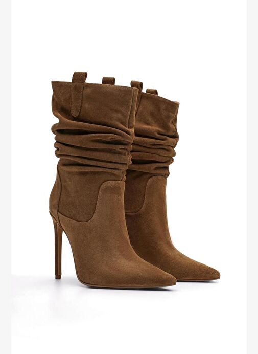 Caroline Süet 10 Cm Topuklu Bot - Görsel 3