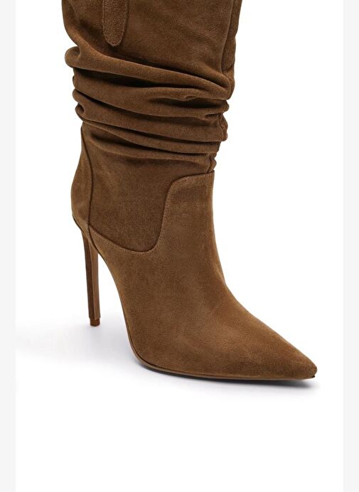 Caroline Süet 10 Cm Topuklu Bot - Görsel 4