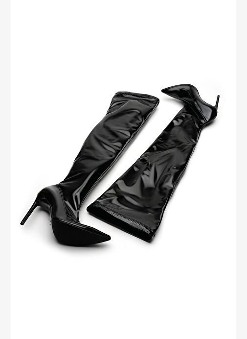 Catwalk Rugan 10 Cm Topuklu Çizme - Görsel 3