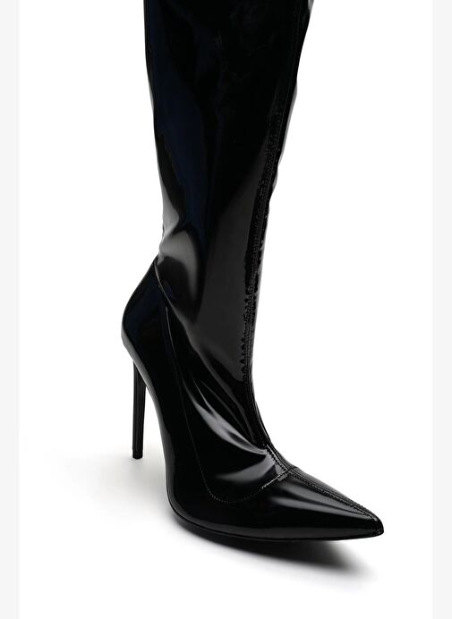 Catwalk Rugan 10 Cm Topuklu Çizme - Görsel 6