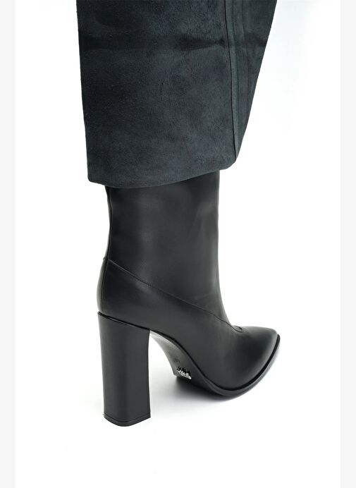 Chapman Deri 10 Cm Topuklu Çizme - Görsel 5