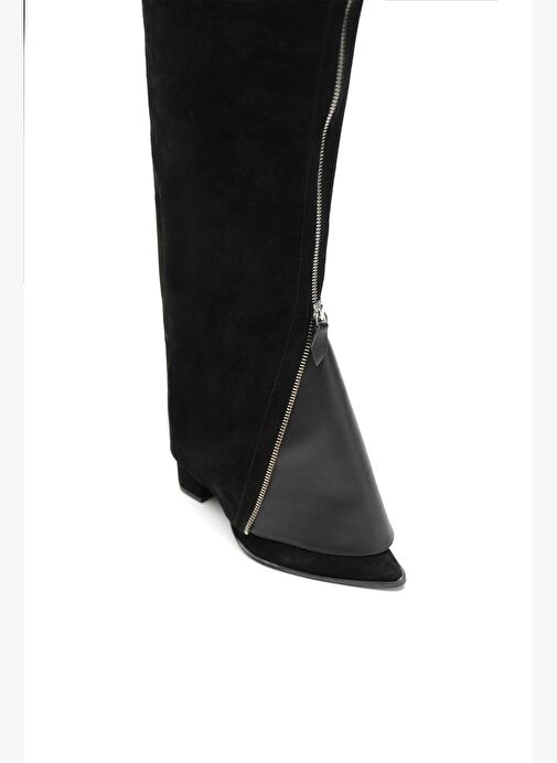 Chapman Süet 10 Cm Topuklu Çizme - Görsel 4