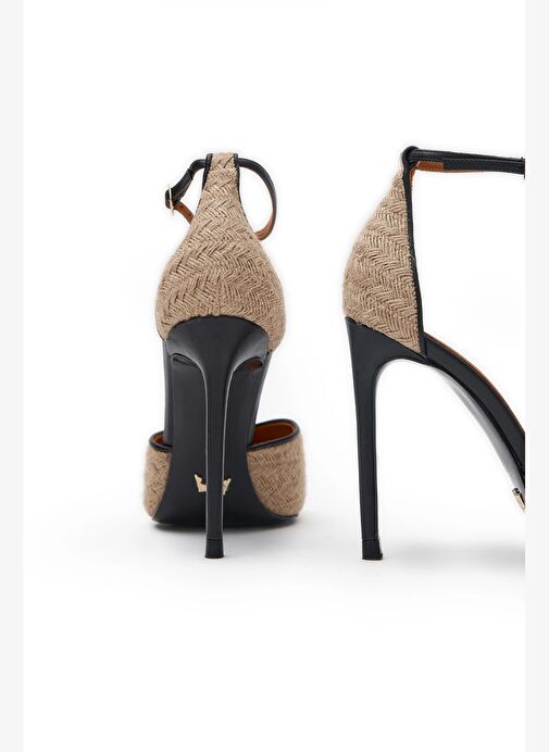 Cordoba Hasır 10 Cm Topuklu Ayakkabı - Görsel 6