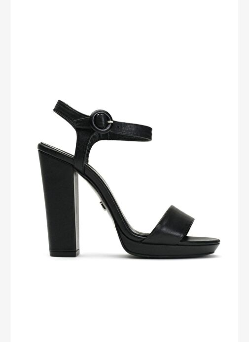 Daff Deri 13 Cm Platform Topuklu Ayakkabı - Görsel 2