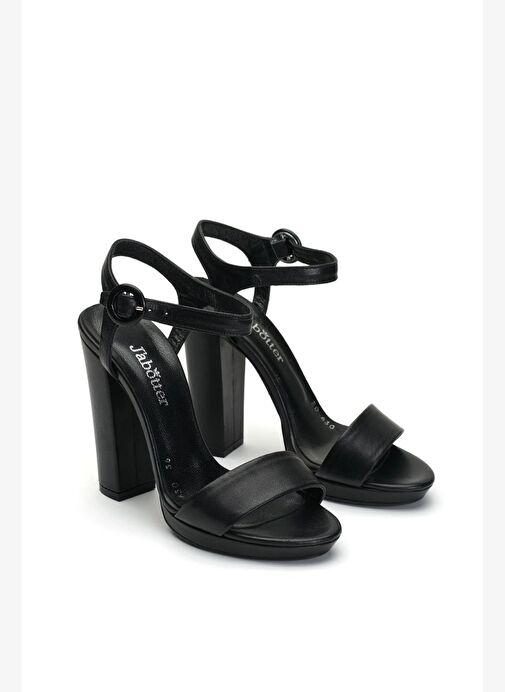 Daff Deri 13 Cm Platform Topuklu Ayakkabı - Görsel 3