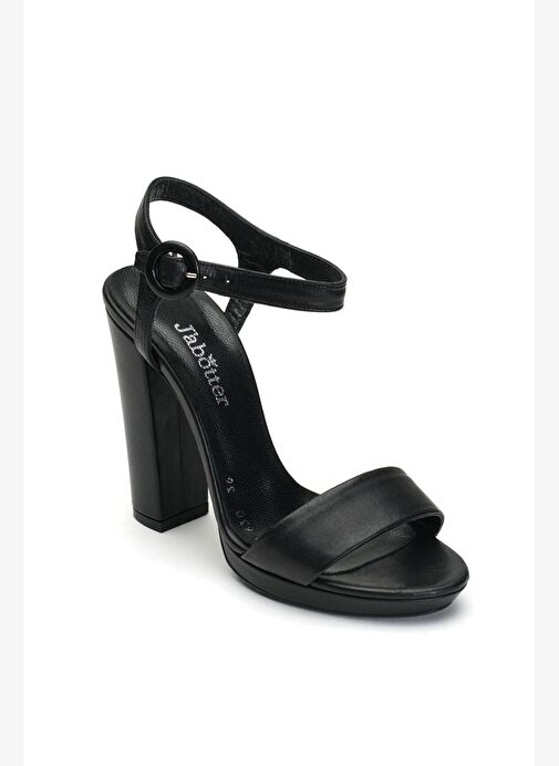 Daff Deri 13 Cm Platform Topuklu Ayakkabı - Görsel 4