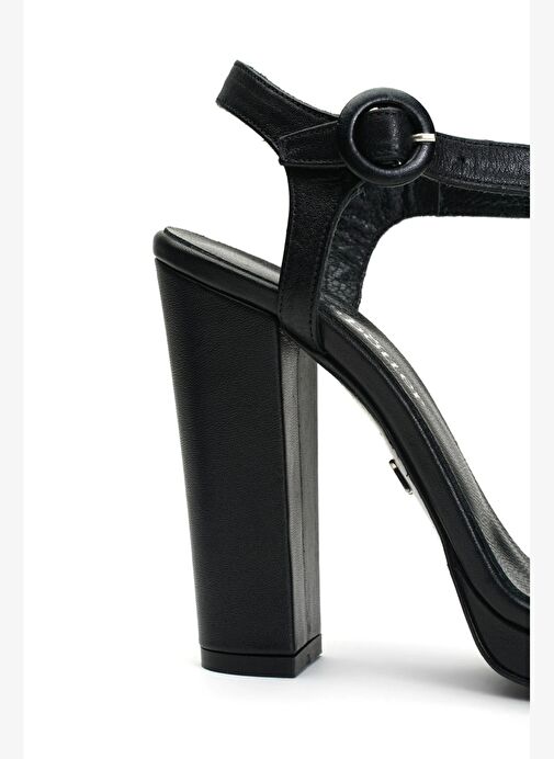 Daff Deri 13 Cm Platform Topuklu Ayakkabı - Görsel 5