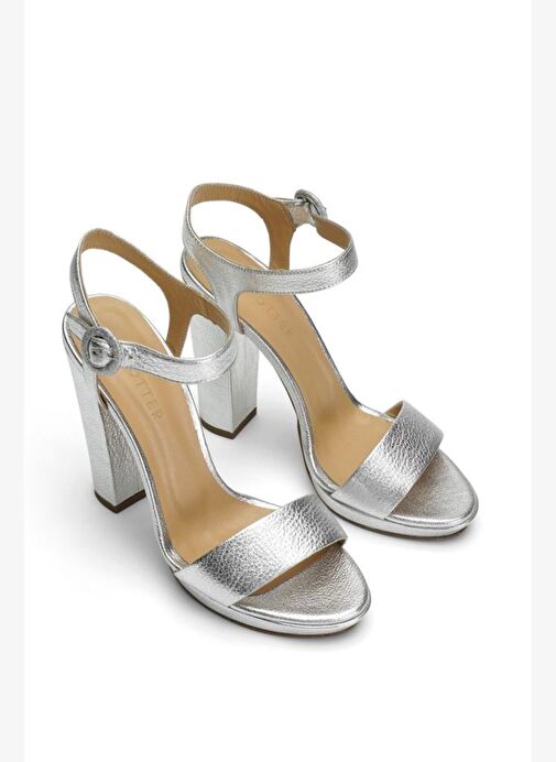 Daff Deri 13 Cm Platform Topuklu Ayakkabı - Görsel 3