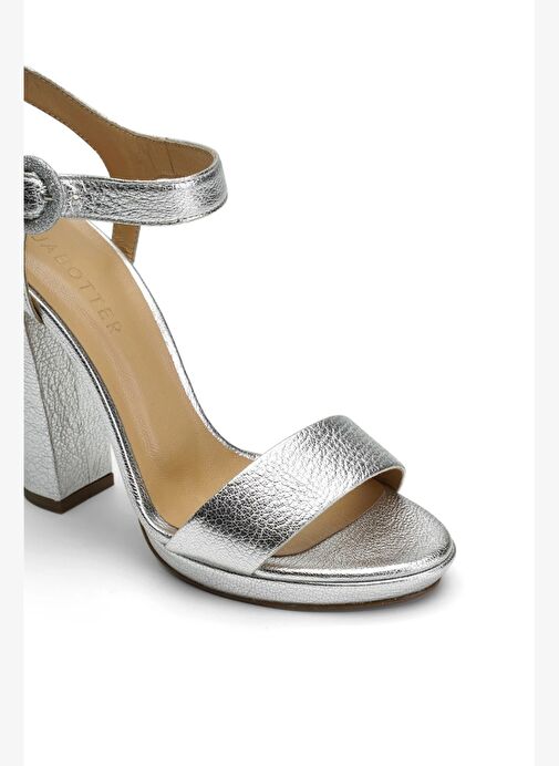 Daff Deri 13 Cm Platform Topuklu Ayakkabı - Görsel 4