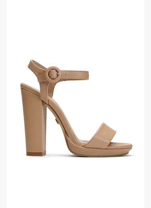 Daff Deri 13 Cm Platform Topuklu Ayakkabı - Görsel 2