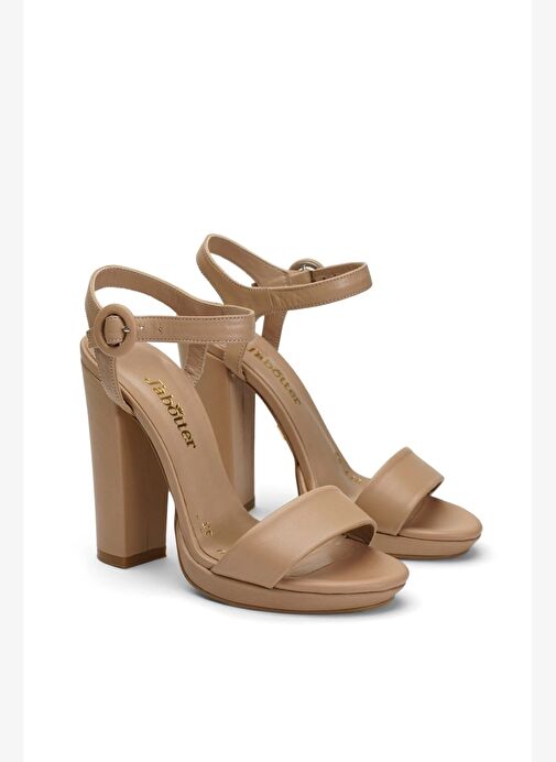 Daff Deri 13 Cm Platform Topuklu Ayakkabı - Görsel 3