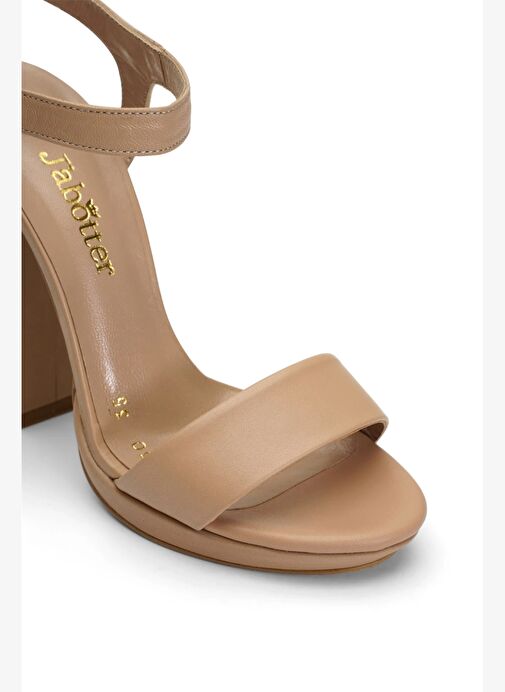Daff Deri 13 Cm Platform Topuklu Ayakkabı - Görsel 4