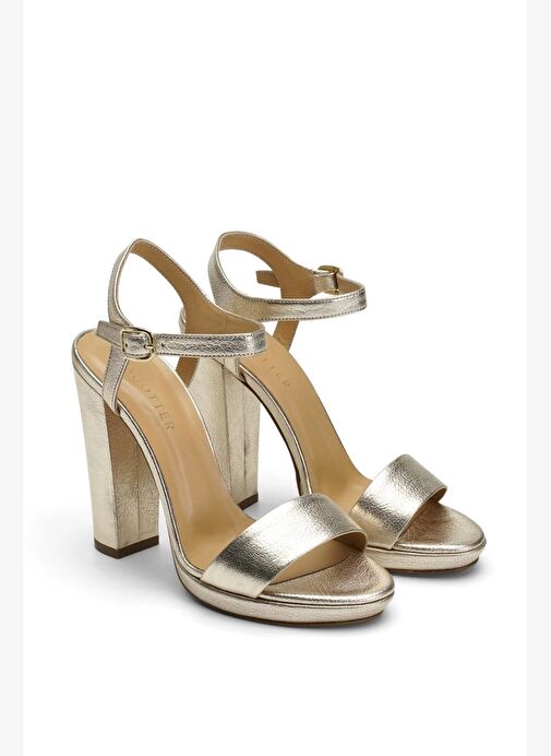 Daff Deri 13 Cm Platform Topuklu Ayakkabı - Görsel 3