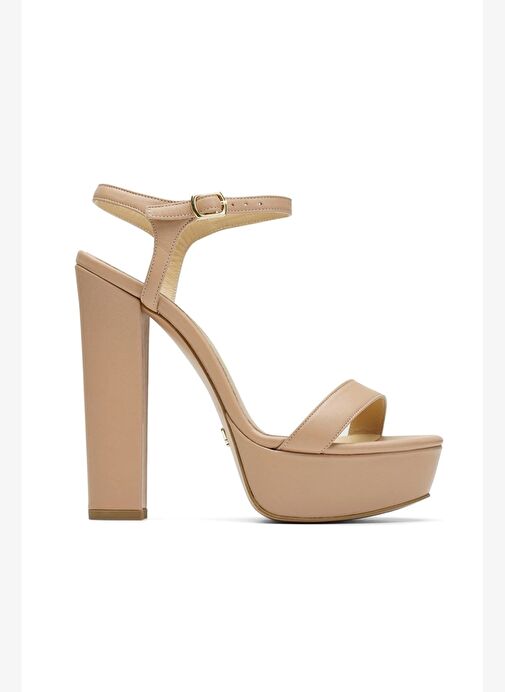 Dasha Deri 14 Cm Platform Topuklu Ayakkabı - Görsel 2