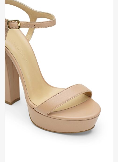 Dasha Deri 14 Cm Platform Topuklu Ayakkabı - Görsel 5