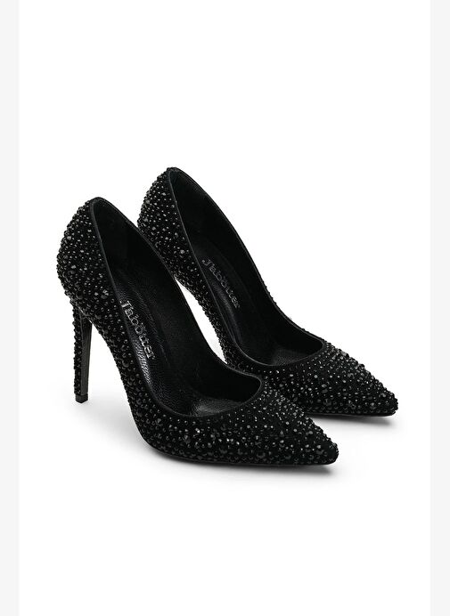 Delbin Süet 10 Cm Stiletto - Görsel 3