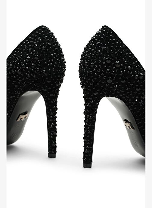 Delbin Süet 10 Cm Stiletto - Görsel 5