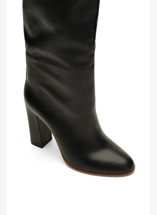 Dublın Deri 10 Cm Topuklu Çizme - Görsel 4