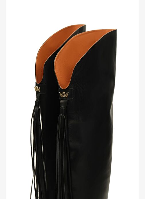 Dublın Deri 10 Cm Topuklu Çizme - Görsel 5