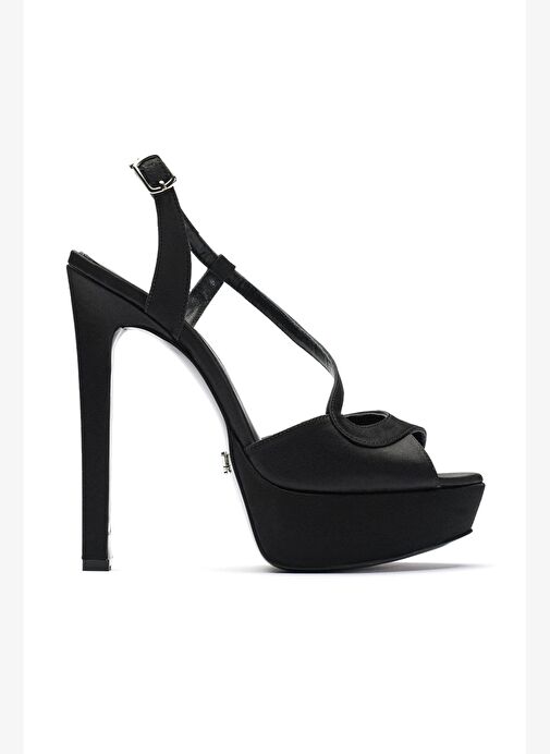 Eleanor Saten 14 Cm Platform Topuklu Ayakkabı - Görsel 2