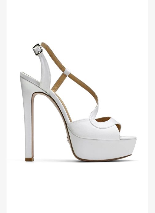 Eleanor Saten 14 Cm Platform Topuklu Ayakkabı - Görsel 2