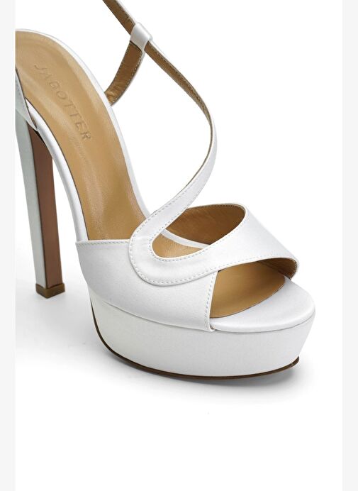 Eleanor Saten 14 Cm Platform Topuklu Ayakkabı - Görsel 4